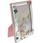 Silver Plated Pink Photo Frame with Turtle