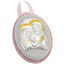 Oval Icon Holy Family Pink