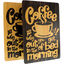 Wooden Wall Decoration Coffee Time 57cm