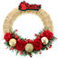 Christmas Wreath Red Flowers