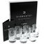 Set of 6 Shot Glasses Silhouette Swarovski