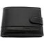 Black RFID leather wallet Corvo
