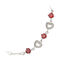 Red Heart Silver Bracelet