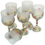 Set of 6 Painted Wine Fantasy Glasses