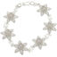 Silver Water Lily Bracelet