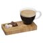 Coffee Mug with Spoon and Bamboo Stand
