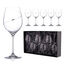 Set of 6 Silhouette Crystal Wine Glasses 470ml