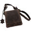 Brown Green Deed Leather Bag