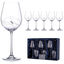 Set of 6 Chrystal Wine Glasses Atlantis