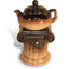 Aromatherapy holder teapot with column