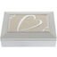 White Heart Jewelry Box