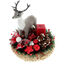 Christmas decoration with Gray Deer