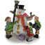 Snowman figurine with 3 children