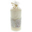 Beige Christmas Angel Candle