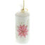 Red Christmas Flower Candle