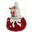 Musical snow globe with reindeer