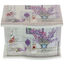 White wooden jewelry box with lavender