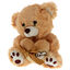 Brown teddy bear with a heart