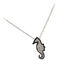 Silver Necklace with sea horse pendant