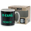 Thermosensitive mug with a message Luck