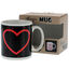 Thermo sensitive heart mug