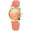 Pastel orange women's watch