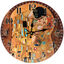 Wall clock Gustav Klimt: The Kiss