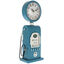 Blue retro fuel station clock