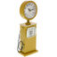 Yellow retro gas station clock