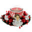 Angel candle Christmas arrangement