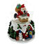 Santa Claus musical snow globe 15cm