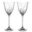 Set 2 pahare vin rosu cristal Iris