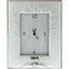 Silver table clock wedding tree of life