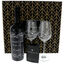 Gift set bottle and crystal glasses Dreams