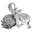 Highclass Silver Elephant Clock