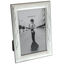 Silver photo frame waves 14x19cm