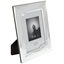 Silver wedding photo frame rings 26cm