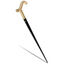 Baston elegant Walking Sticks Golden Pattern