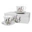 Lavender porcelain cups 250ml set of 2