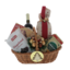 Burgundy Christmas gift basket