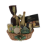 Golden Holidays Christmas gift basket