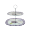 Lavender glass tiered plate 25cm