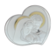 Szent Család ezüstözött szív ikon 15cm