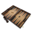 Backgammon game in brown leather Exclusive Briefcase