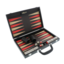 Backgammon luxus játék aktatáskába fekete-piros