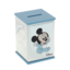 Baby Mickey Mouse blue silver plated piggy bank
