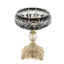 Ashtray Murano Luxurious black and gold 20cm