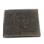 Men's wallet brown natural leather zodiac Libra