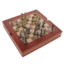 Elegant chess 28cm wooden box and metal parts