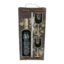 Set cadou Nunta de Argint vin personalizat cu pahare cutie lemn